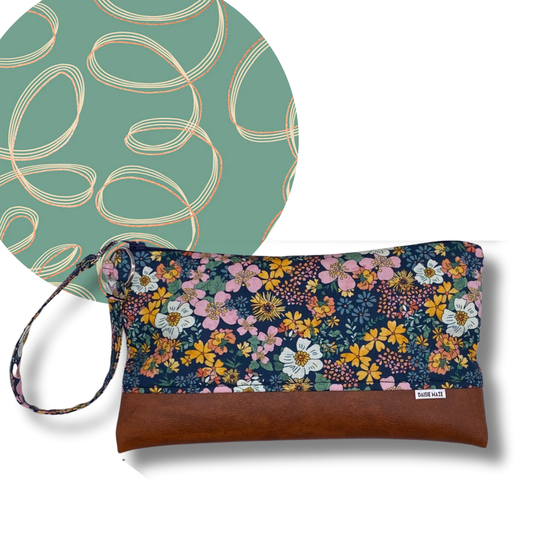 Trendils Large Zipper Clutch