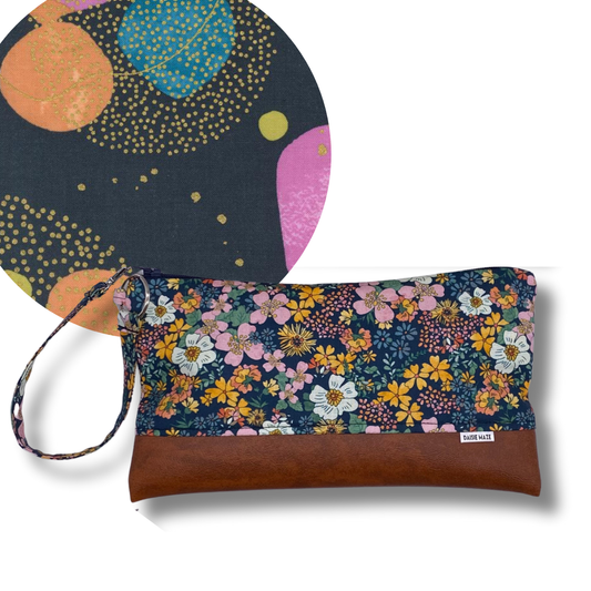 Dancing Evening Large Zipper Clutch