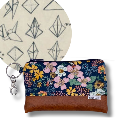 Paper Crane Zipper Pouch
