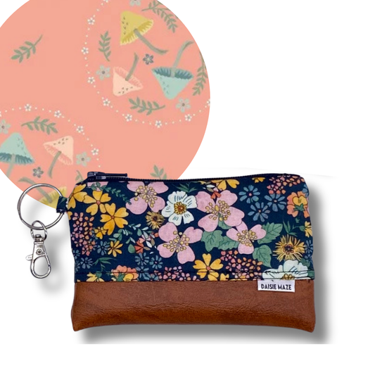 Mushroom Toss Zipper Pouch
