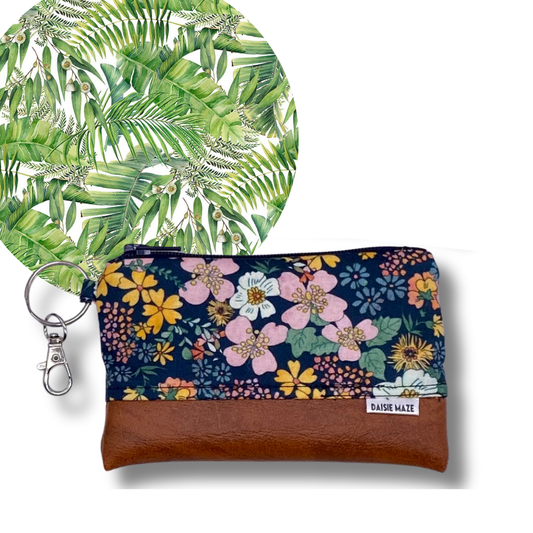 Tropical Palm Zipper Pouch