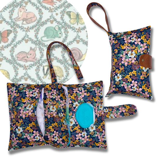 Festive Fauna Diaper Clutch