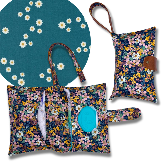 Field of Flowers Diaper Clutch
