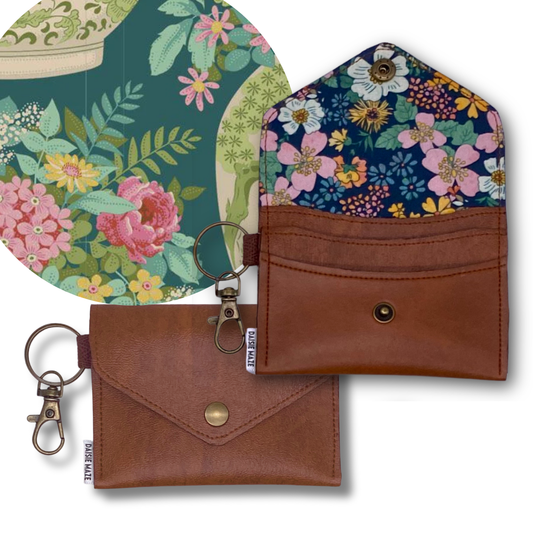 Flower Vase Card Wallet I.D.