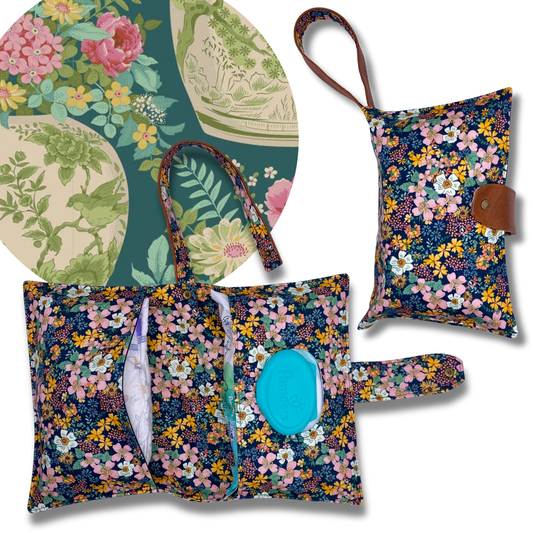 Flower Vase Diaper Clutch