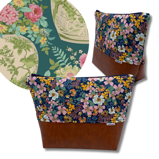 Flower Vase Cosmetic Bag