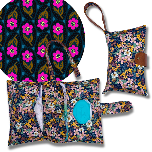Giggle Flower Diaper Clutch