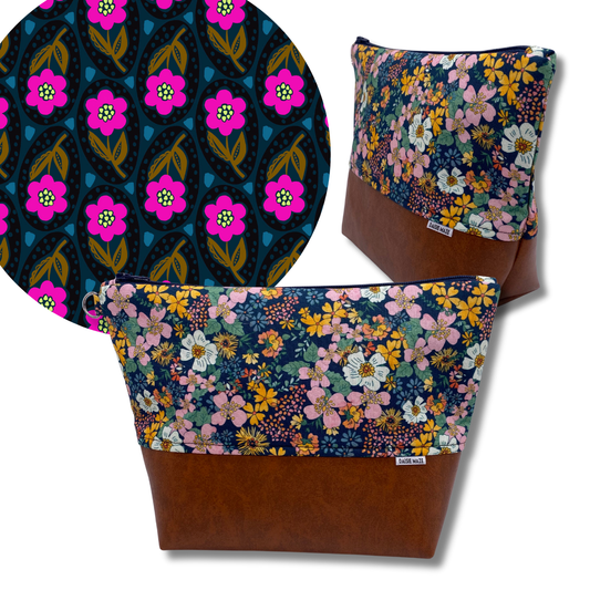 Giggle Flower Cosmetic Bag
