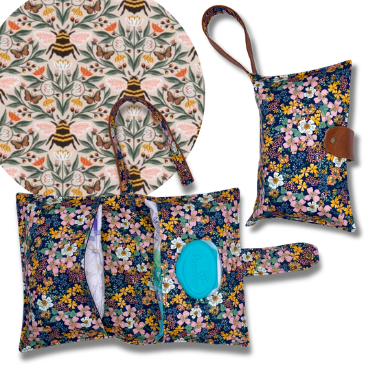 Honey Garden Bee Diaper Clutch