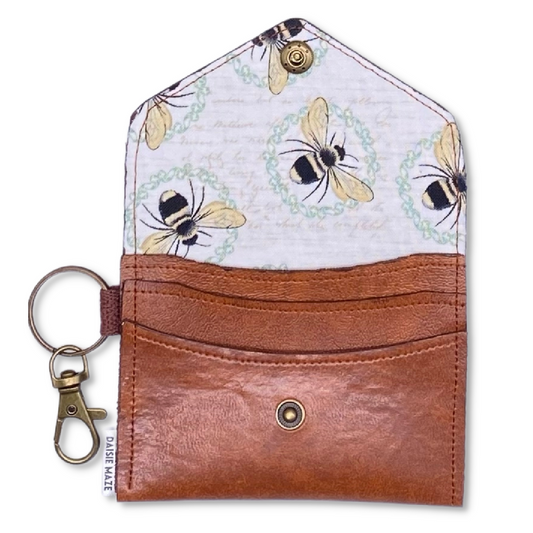 Bee with Wreath Card Wallet