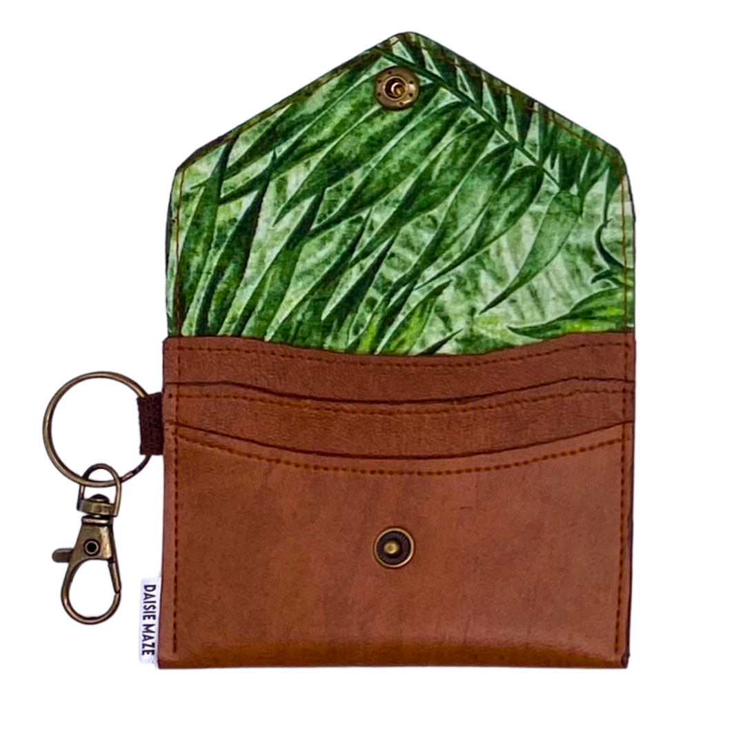 Palm Leaves Card Wallet