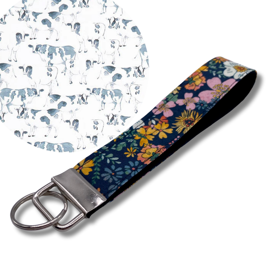 Cow Farm Keychain