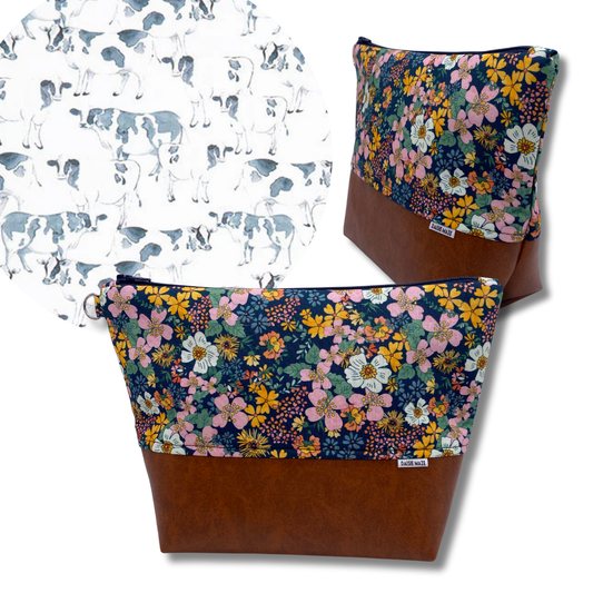 Cow Farm Cosmetic Bag