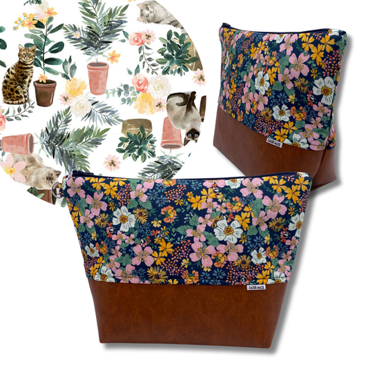 Caturday Cosmetic Bag