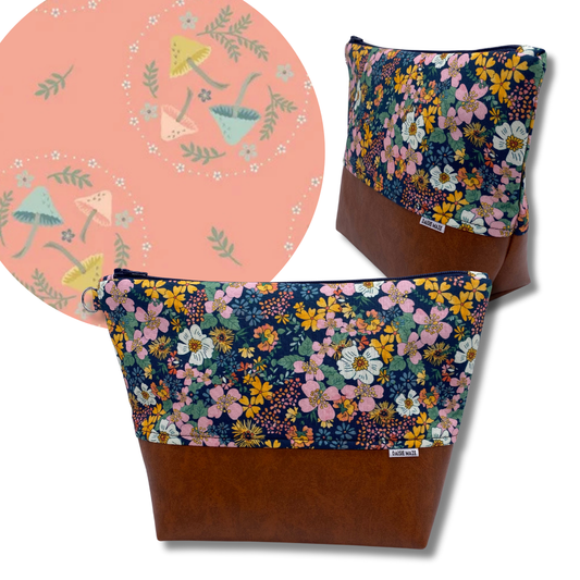 Mushroom Toss Cosmetic Bag