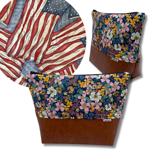 Stars and Stripes Cosmetic Bag