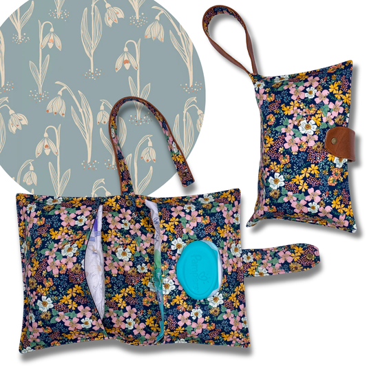 Snowdrops Diaper Clutch
