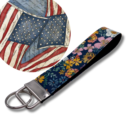 Stars and Stripes Keychain