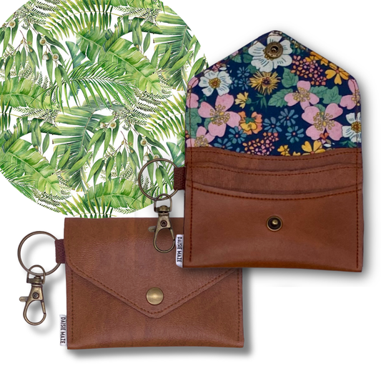 Tropical Palm Card Wallet I.D.