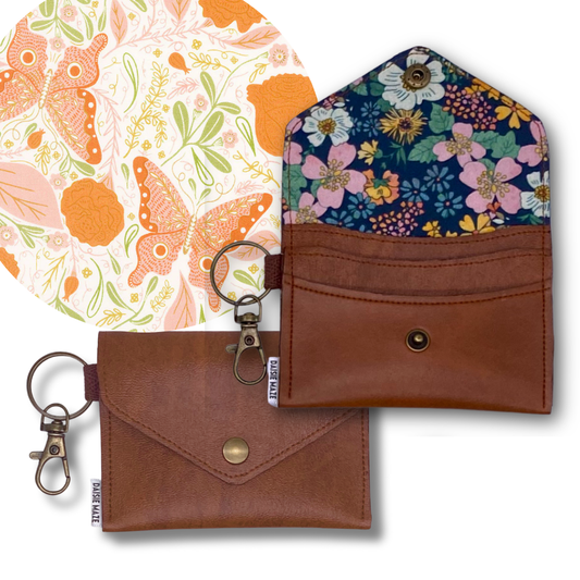 Vintage Butterfly Card Wallet I.D.