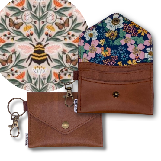 Honey Garden Bee Card Wallet I.D.
