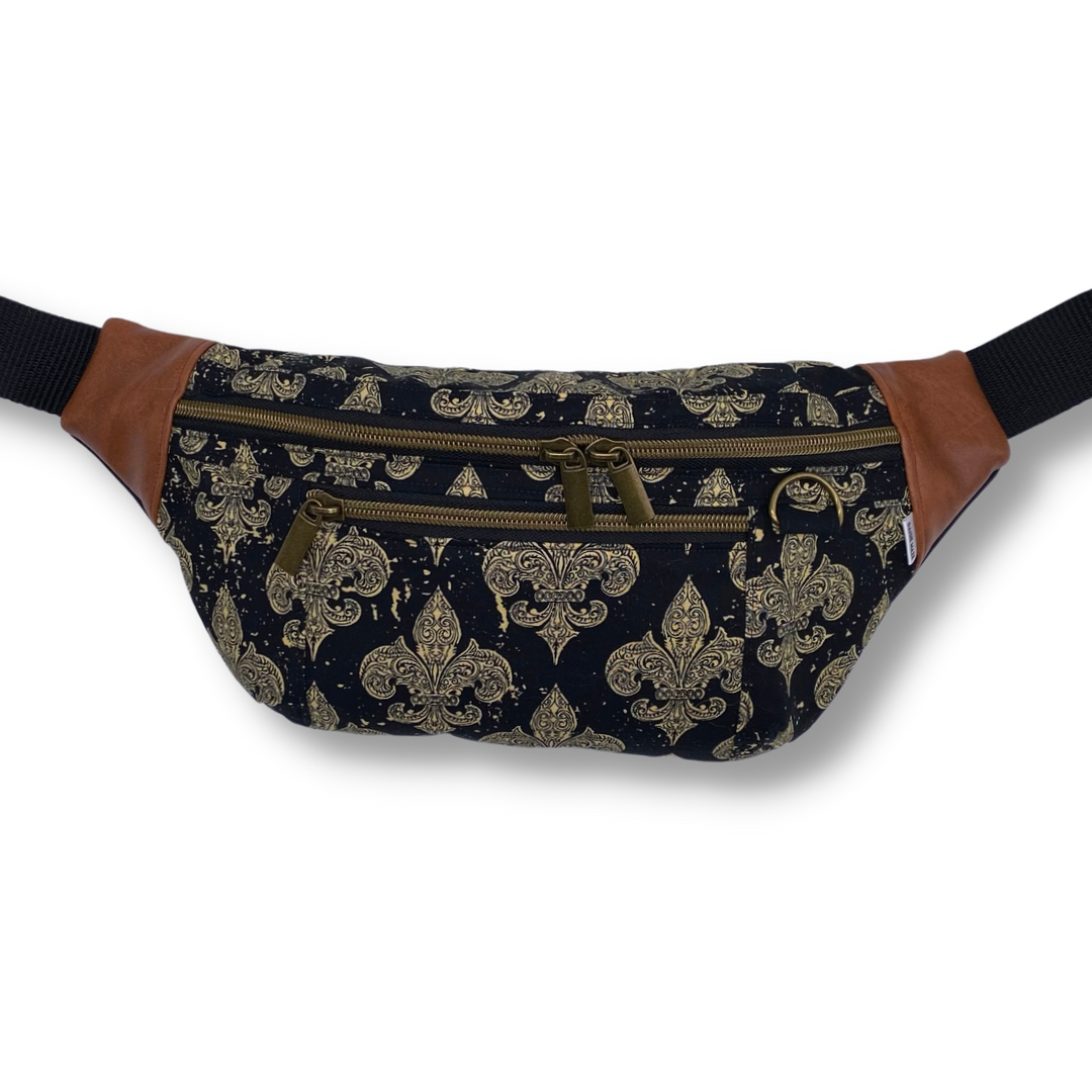 Fleur de Lis Hip Bag