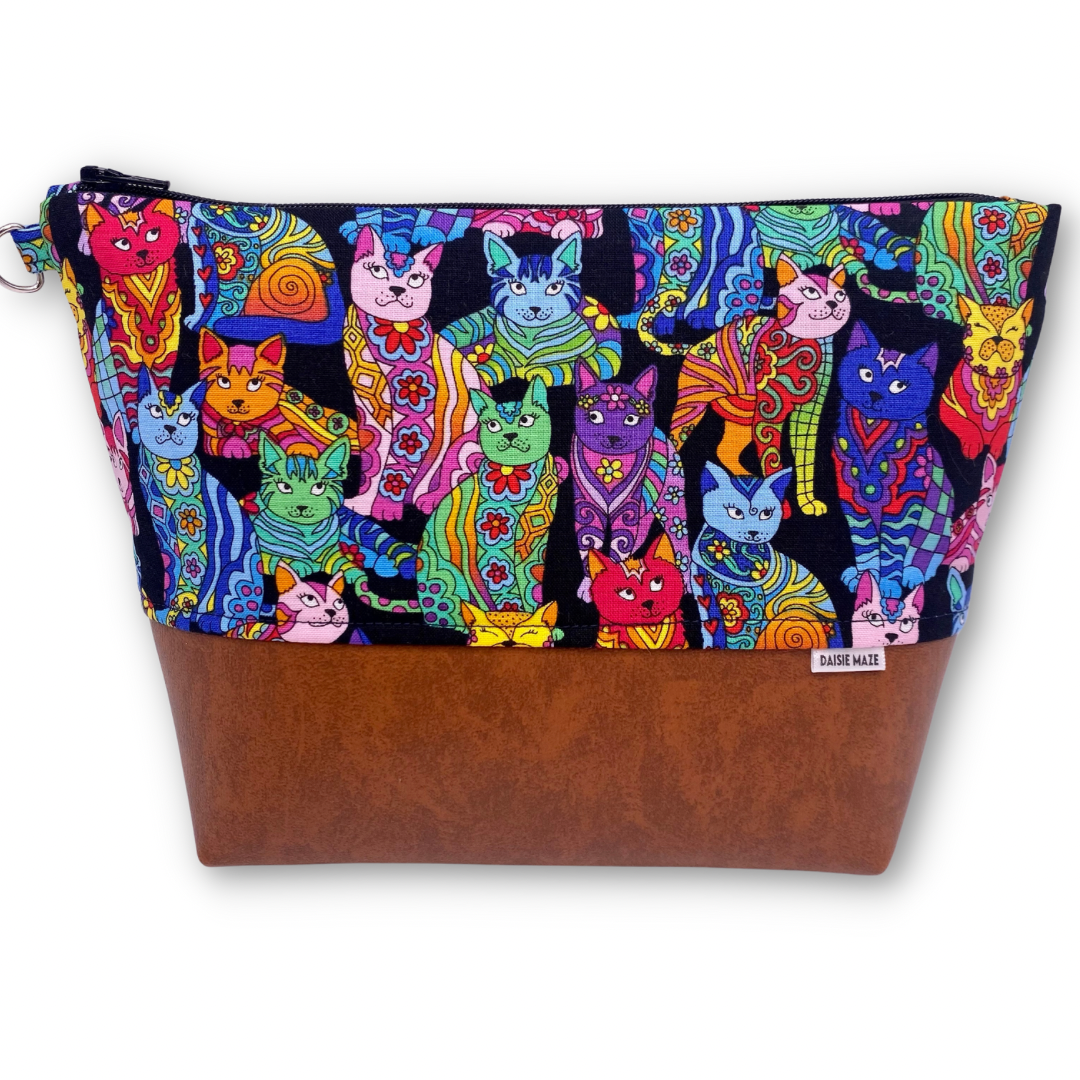 Rainbow Cats Large Toiletries Bag